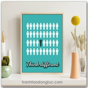 Tranh động lực tiếng Anh: Think Different