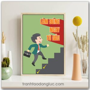 Mẫu Tranh Slogan: Làm đúng ngay từ đầu