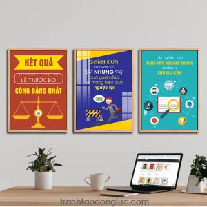 Bộ 3 bức tranh slogan tạo động lực: Kết quả là thước đo công bằng nhất. Ganh đua là chuyện tốt nhưng quá ganh đua sẽ mang hiệu quả ngược. Hãy nghiên cứu nhu cầu khách hàng và đưa ra thứ họ cần